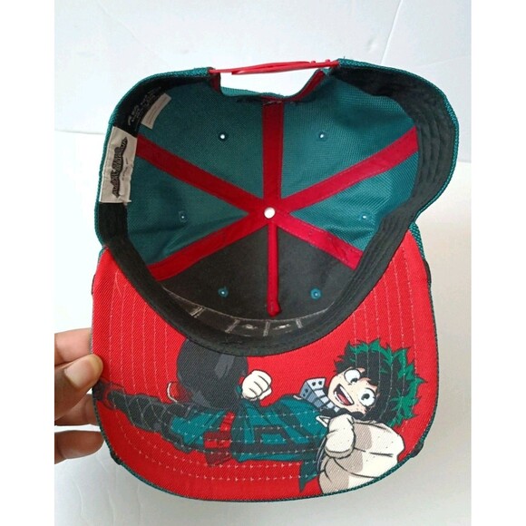 My Hero Academia Hat Green Snapback Adjustable - Picture 6 of 8